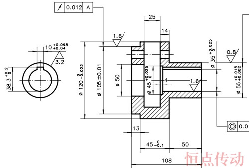 PLK160行星架圖紙