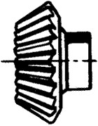 齒輪基本術語錐齒輪、準雙曲面齒輪及其齒輪副
