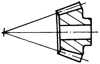 錐齒輪和準雙曲面齒輪術語點、曲線和曲面