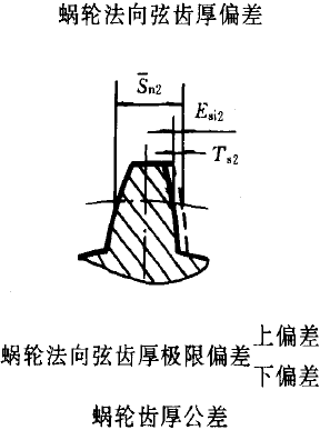 平面二次包絡環面蝸杆傳動精度蝸杆、蝸輪誤差的定義及代号